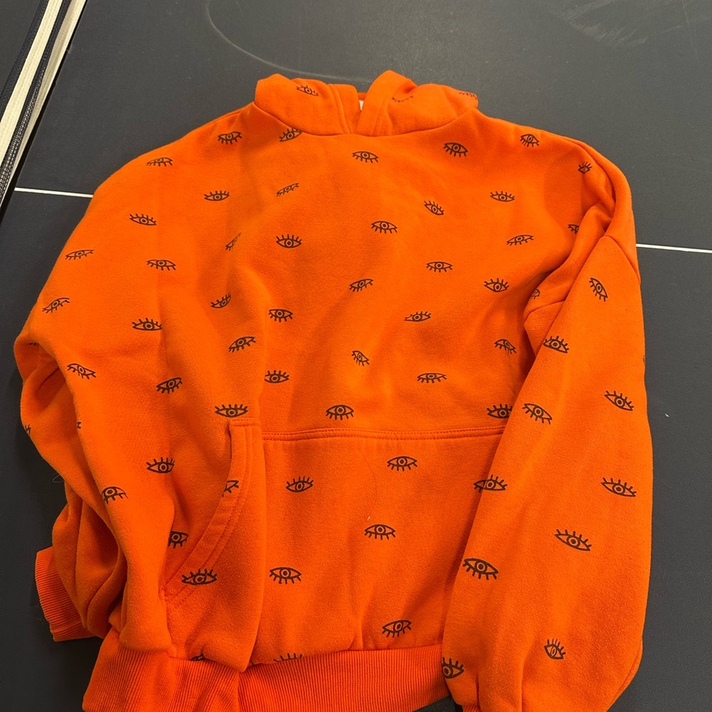 Orange adika eyes hoodie
